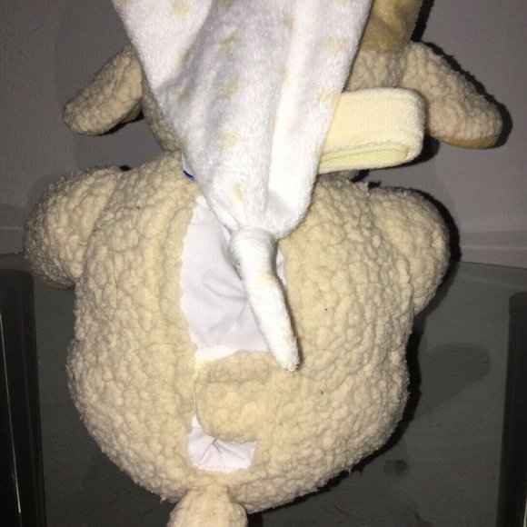 Cloud B 12” Sleep Sheep w/ Night Cap Plush Spring Stuffed Animal Lamb - Picture 3 of 9